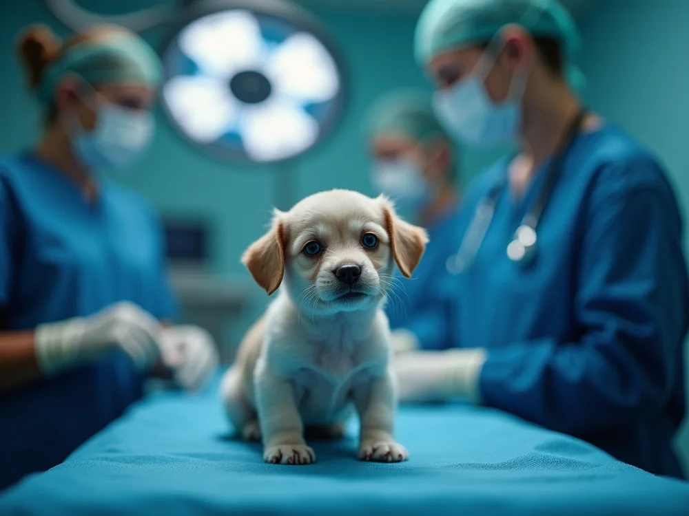 Salle de chirurgie pour petits animaux