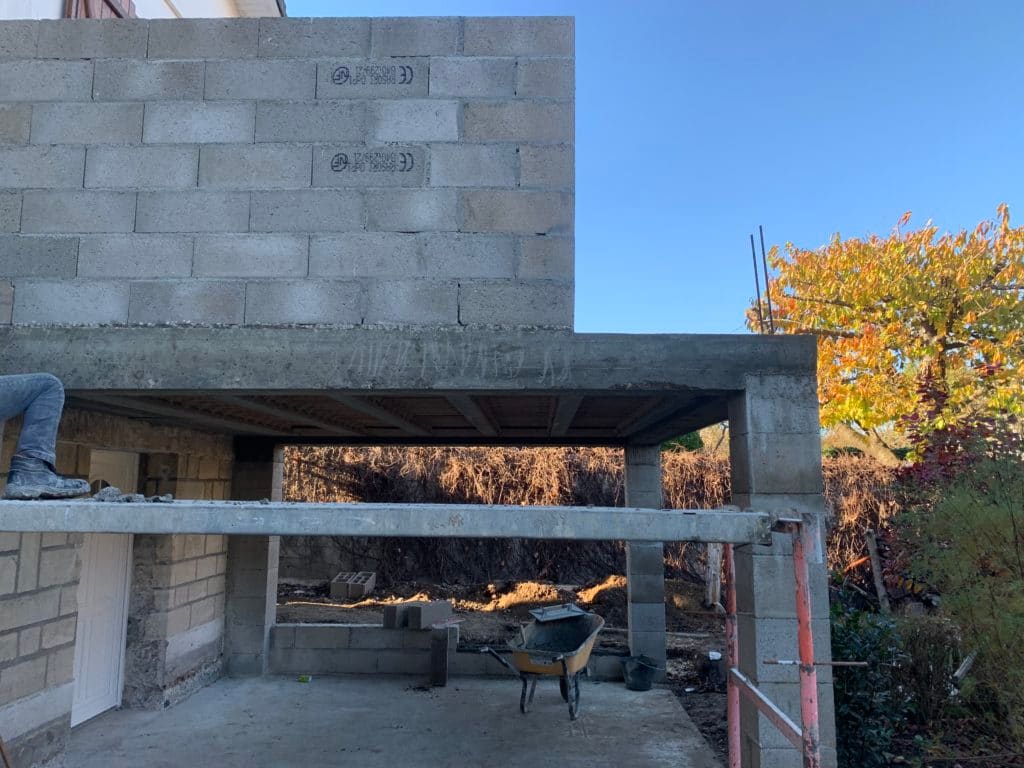 Extension — gros œuvre — Verneuil-sur-Seine