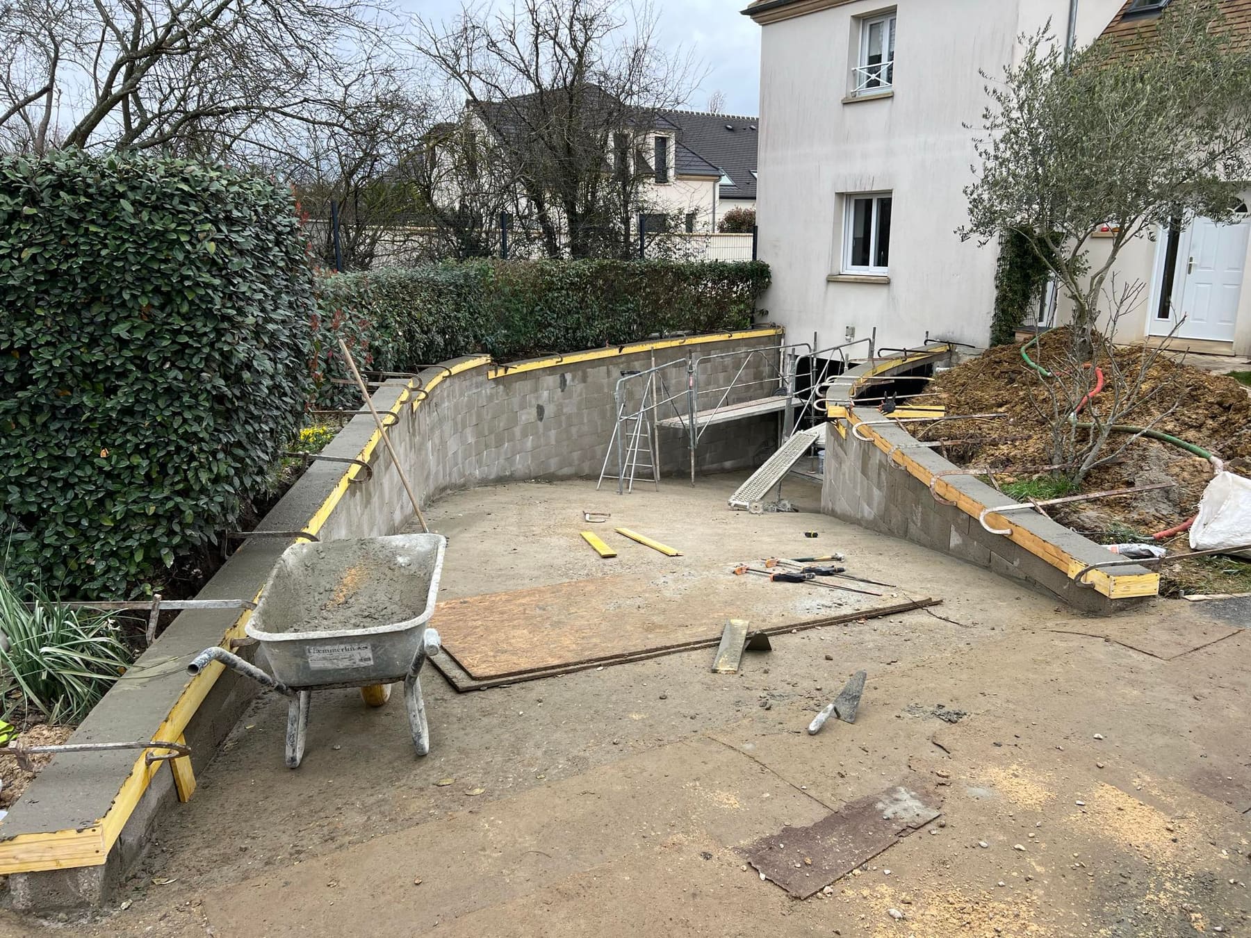 Terrassement & fondation — Orgeval, Yvelines (78)