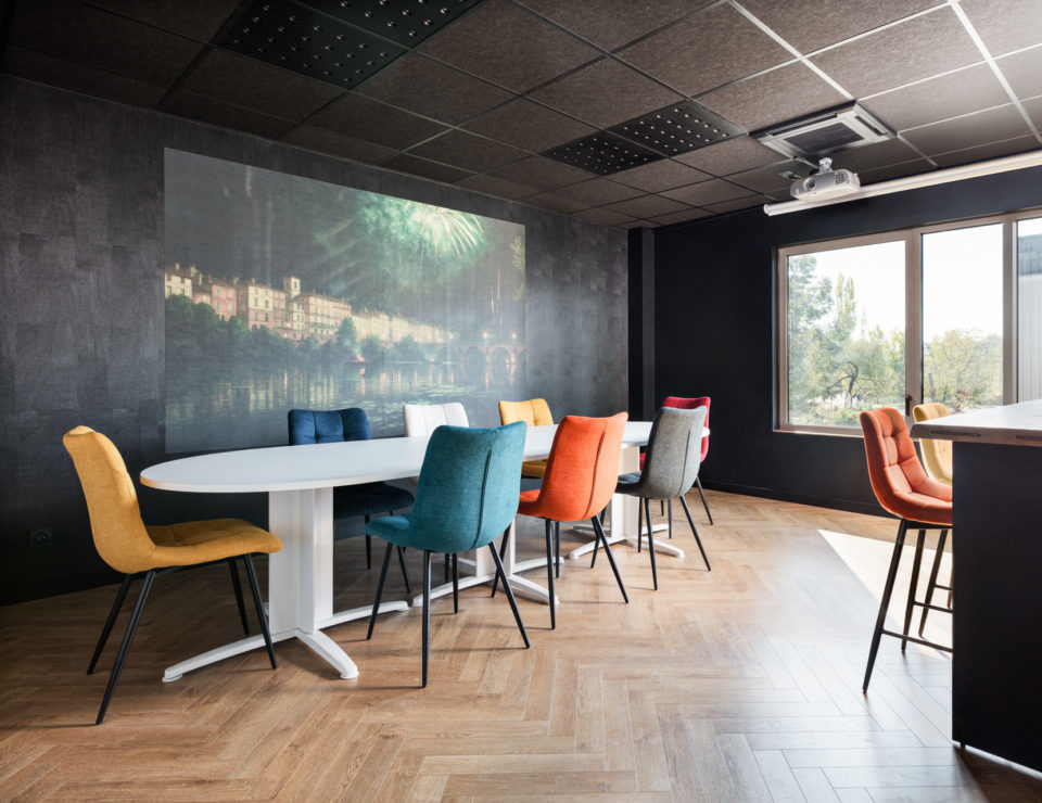 Bureaux contemporains aménagés
