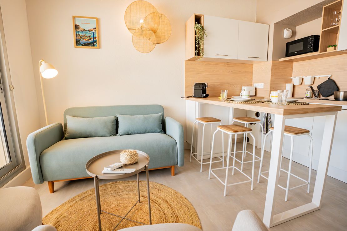 Séjour contemporain rénové