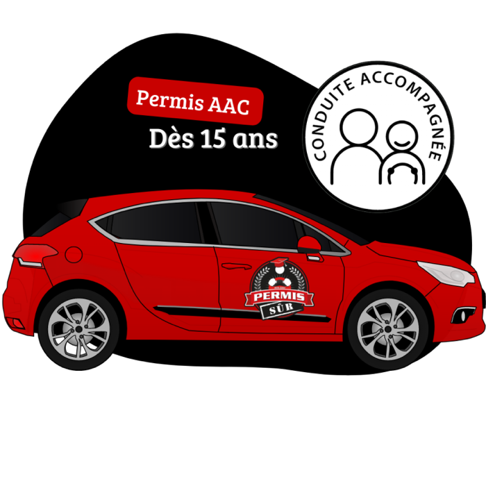 Conduite accompagnée AAC — formule de l'auto-école Permis Sûr