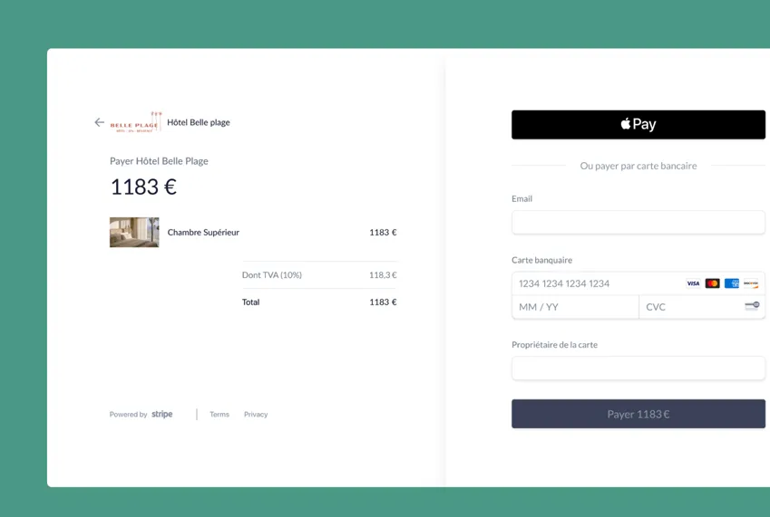 VairStay — Systèmes de paiement
