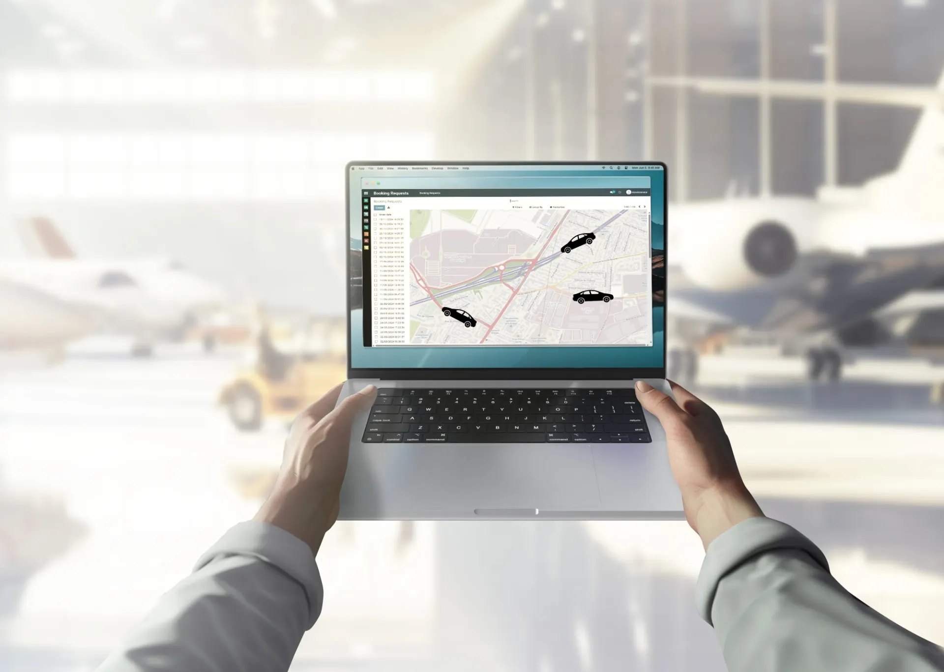 ERP et App de VTC pour VIPs sur salons aéronautiques