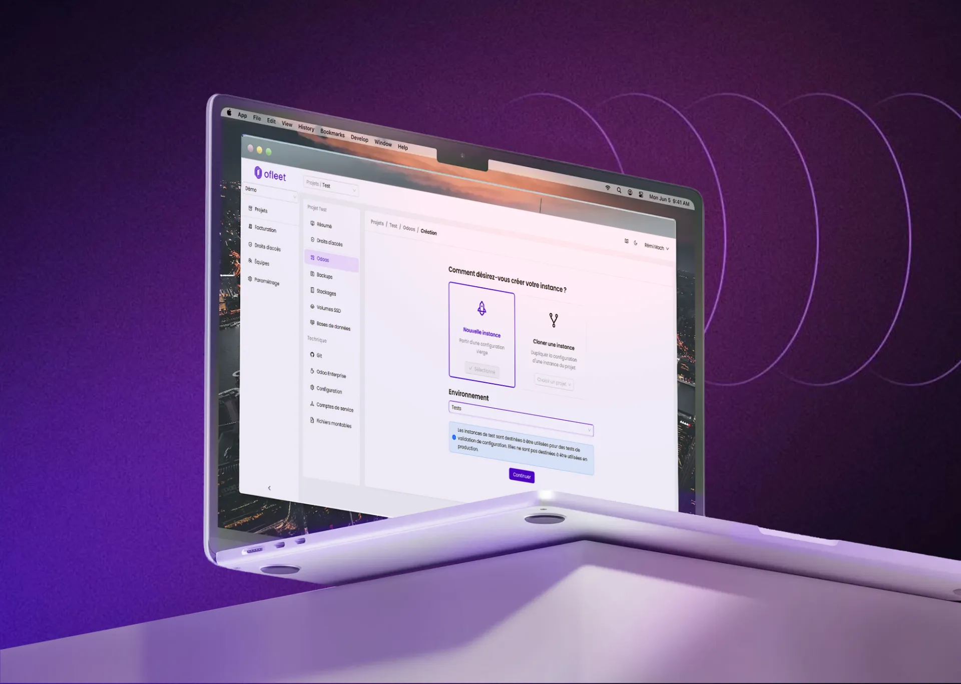 Plateforme PaaS pour l’hébergement d’ERP Odoo