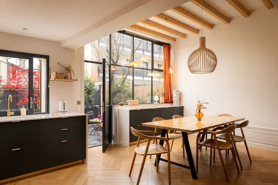 Extension en ossature bois, Le Chesnay-Rocquencourt